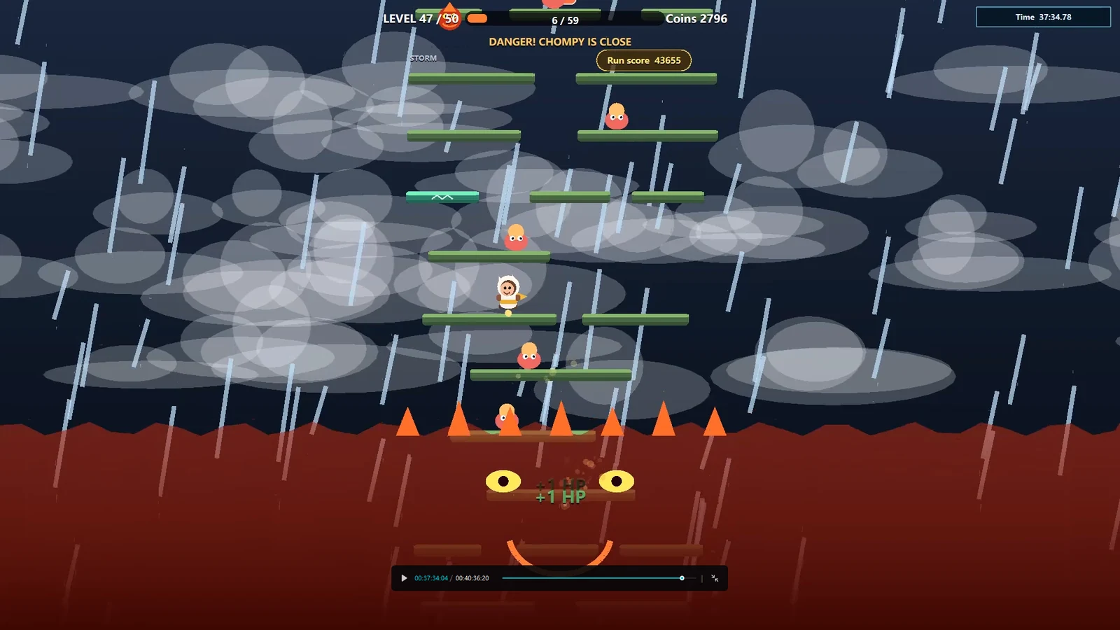 Dangerous late-game gameplay